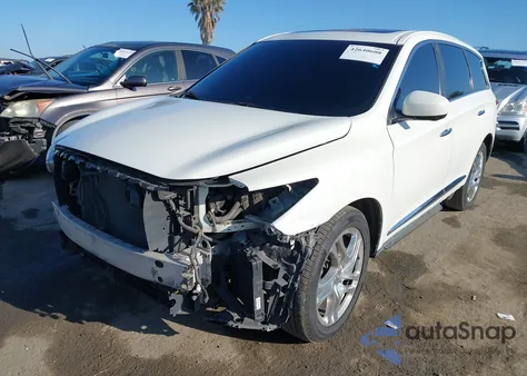 2013 Infiniti Jx35 z USA, uszkodzony, nr VIN 5N1AL0MN6DC320974